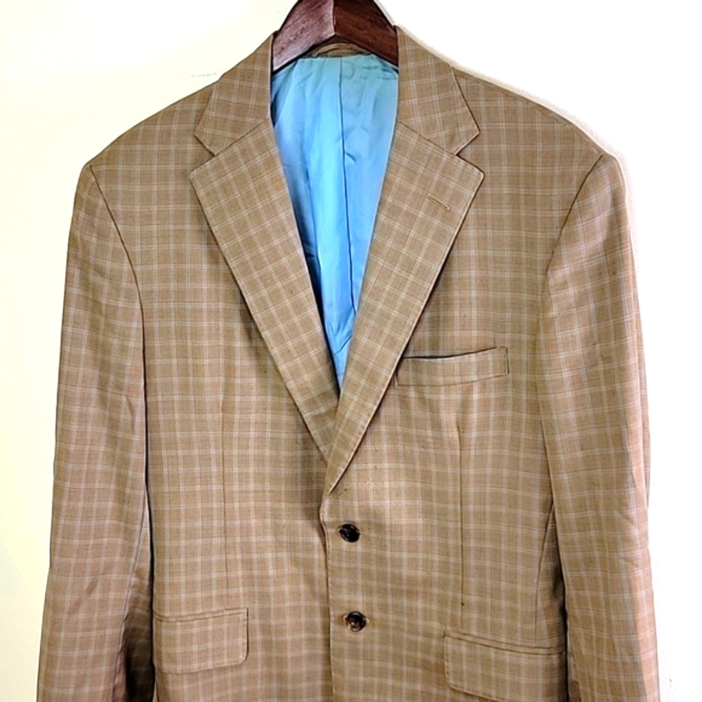 Holland & Sherry Custom Tailored (40r) Plaid Spor… - image 3